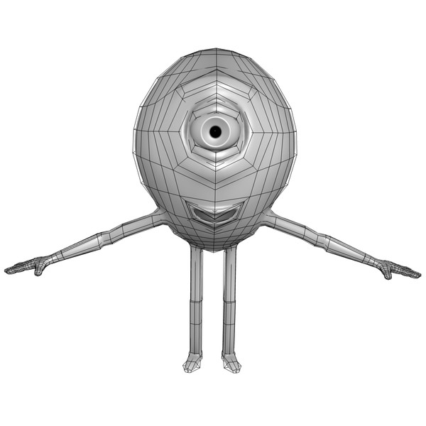 green monster 3d model - Green Monster by abramsdesign